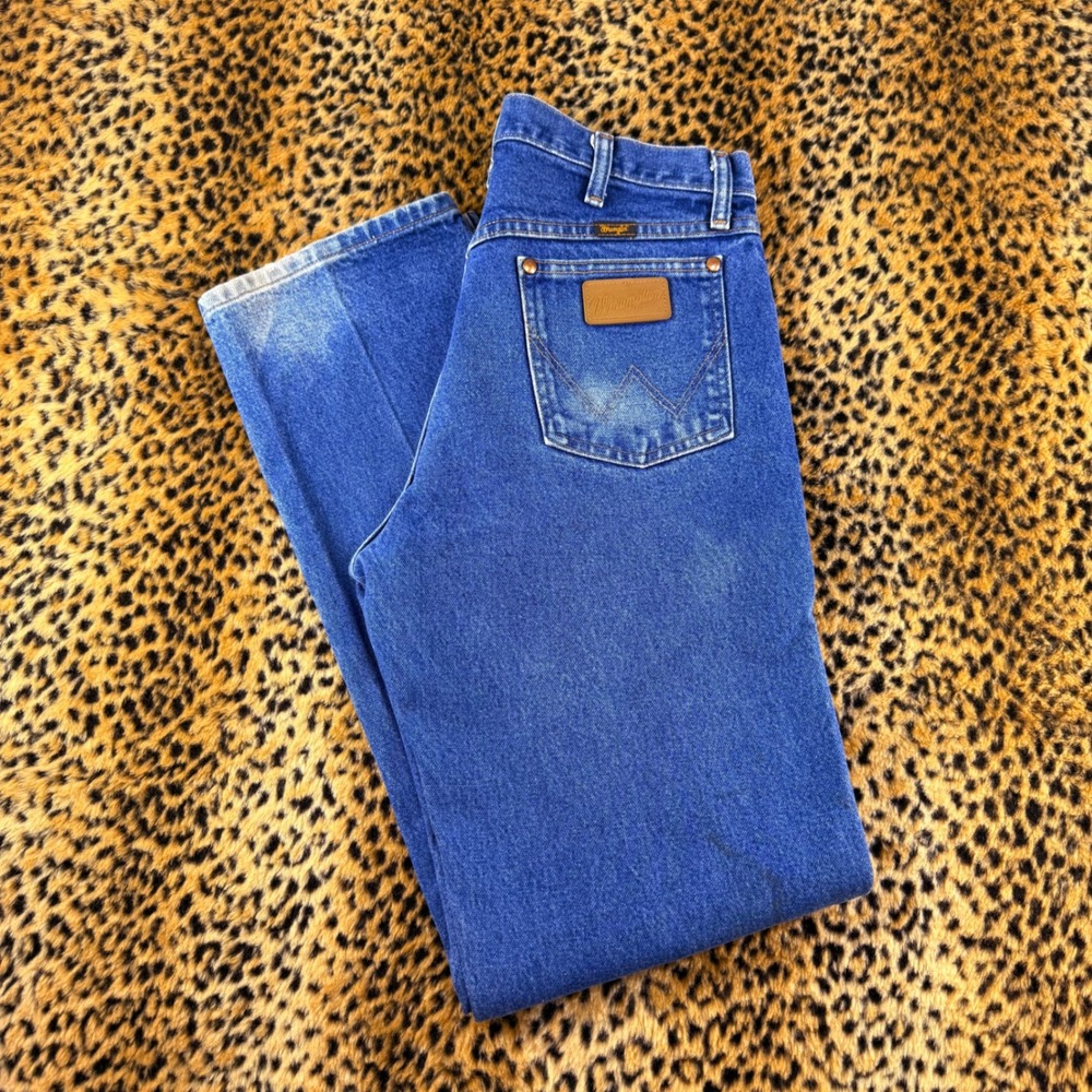 Vintage Wrangler Cowboy Cut Blue Jeans 1013MWZPW Size 32x32